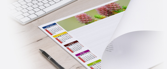 Impression Calendrier sous main personnalisé